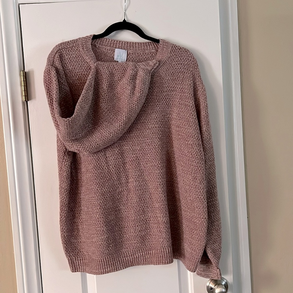 SHOP THE MINT pink sweater- XL